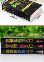 Zero Basic Self-study Japanese,English,Korean Easy to Learn Japanese Words Teaching Material Book for Beginer SS69