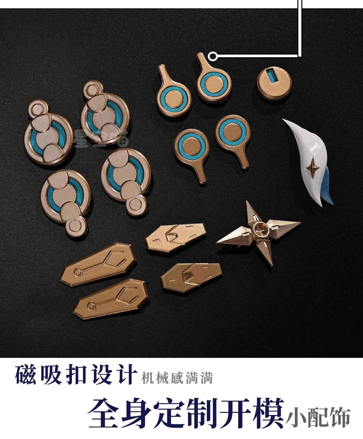 Newly Upgraded Game Cosplay Series: Wuthering Waves-Aemeath Cosplay Costume full set QQcos S-XL