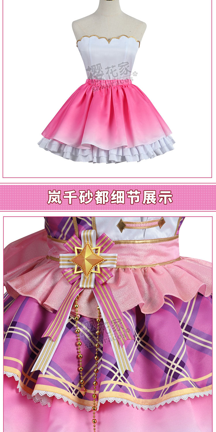 Cos-Mart LoveLive Liella Fresh Live Tang Keke/Heanna Sumire/Shibuya Kanon/Arashi Chisato/Hazuki Ren Cosplay Costume Cute Uniform - SS69