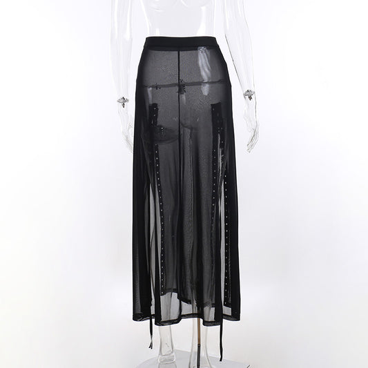 Punk Faux Leather Cropped Jacket Women Spring 2024 Streetwear Sexy Slim Fit Rivet PU Blouse Top
