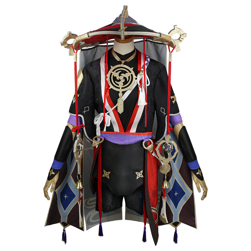 Genshin Impact Scaramouche Cosplay Costume Full Set