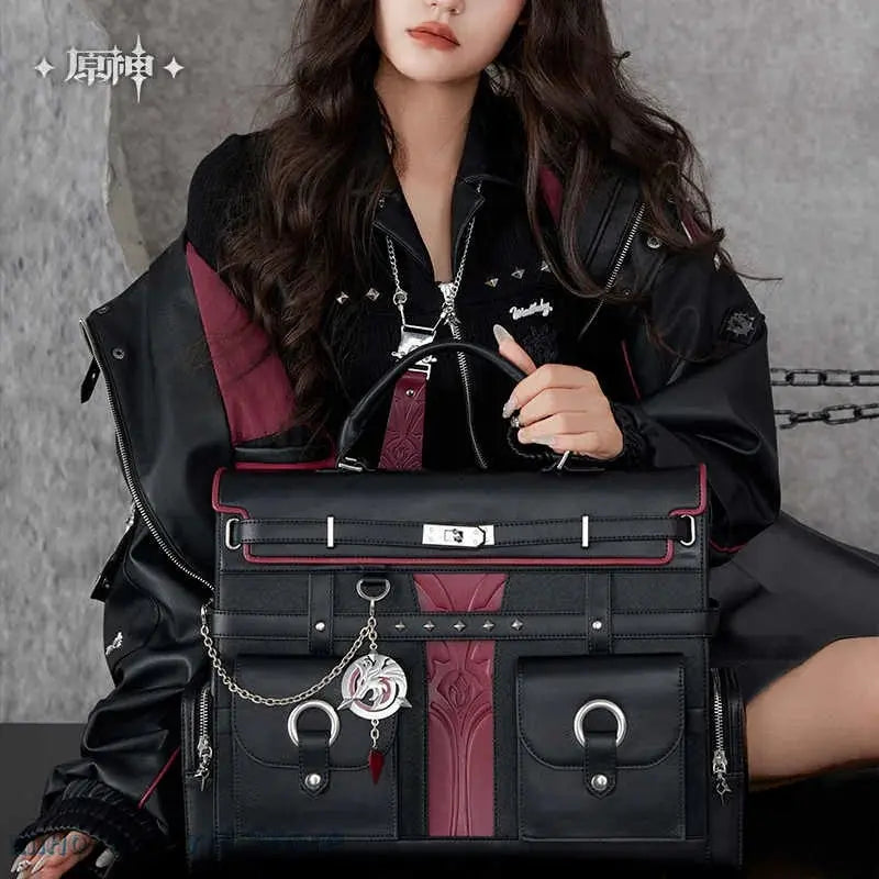 [Official] Wriothesley Bag MiHoYo Original Merch Genshin Impact Wriothesley Theme Impression Serie Backpack Cosplay Knapsack SS69