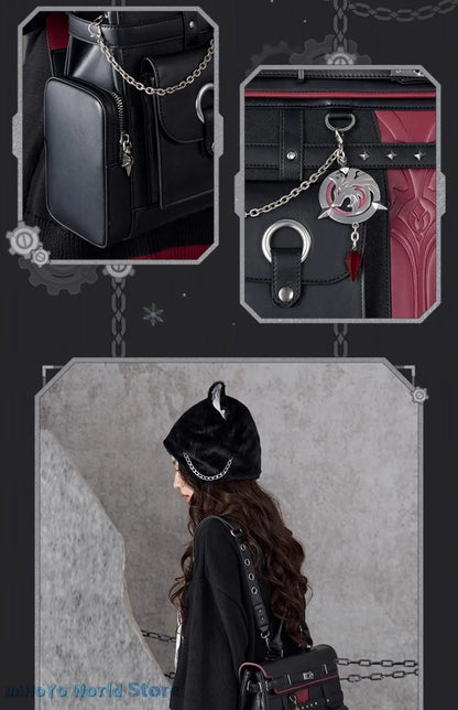 [Official] Wriothesley Bag MiHoYo Original Merch Genshin Impact Wriothesley Theme Impression Serie Backpack Cosplay Knapsack SS69