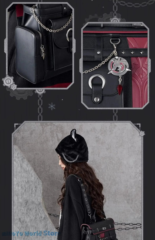 [Official] Wriothesley Bag MiHoYo Original Merch Genshin Impact Wriothesley Theme Impression Serie Backpack Cosplay Knapsack SS69