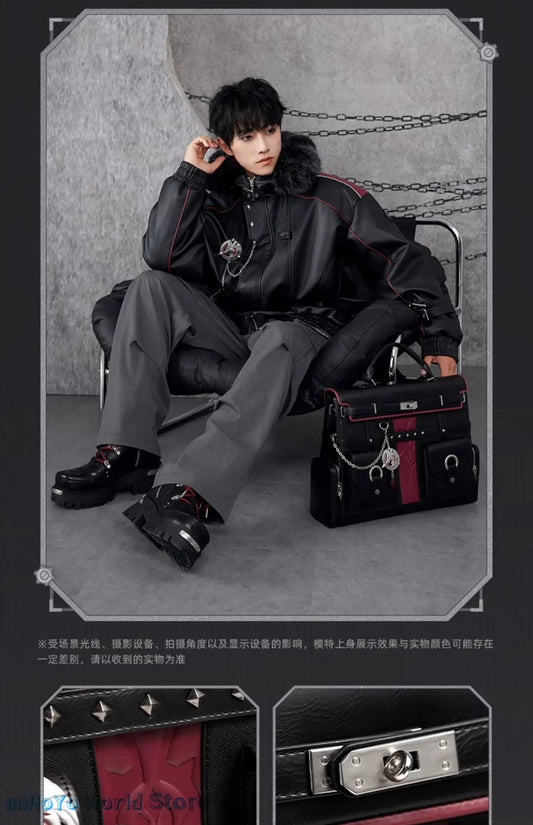 [Official] Wriothesley Bag MiHoYo Original Merch Genshin Impact Wriothesley Theme Impression Serie Backpack Cosplay Knapsack SS69