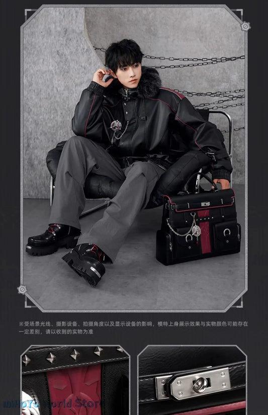 [Official] Wriothesley Bag MiHoYo Original Merch Genshin Impact Wriothesley Theme Impression Serie Backpack Cosplay Knapsack SS69