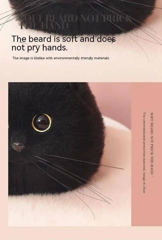 One Shoulder Bag Female Design Small Man Messenger Bag Versatile Hand Made Autumn and Winter Plush Cute Cat Bag SS69