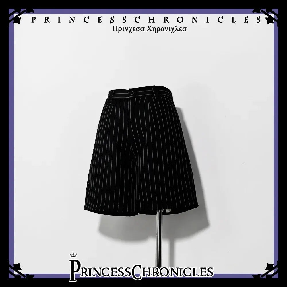 Ouji Outfit Cool Lolita Waist Cincher w. High Low Skirt by Princess Chronicles ~ Rabbit Theater Corset Costume Ouji Lolita Blous - SS69