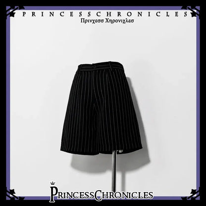 Ouji Outfit Cool Lolita Waist Cincher w. High Low Skirt by Princess Chronicles ~ Rabbit Theater Corset Costume Ouji Lolita Blous - SS69