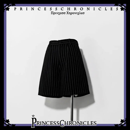 Ouji Outfit Cool Lolita Waist Cincher w. High Low Skirt by Princess Chronicles ~ Rabbit Theater Corset Costume Ouji Lolita Blous - SS69