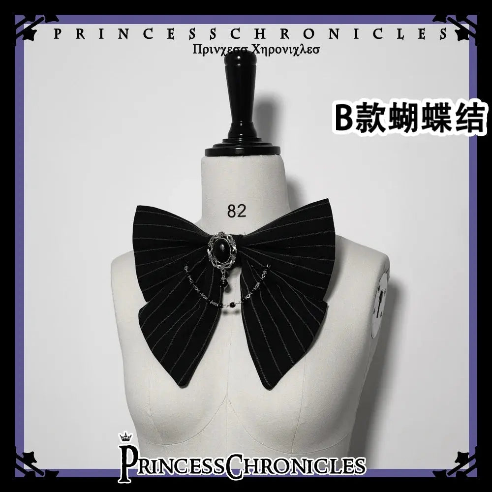 Ouji Outfit Cool Lolita Waist Cincher w. High Low Skirt by Princess Chronicles ~ Rabbit Theater Corset Costume Ouji Lolita Blous SS69