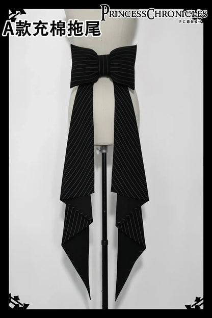 Ouji Outfit Cool Lolita Waist Cincher w. High Low Skirt by Princess Chronicles ~ Rabbit Theater Corset Costume Ouji Lolita Blous SS69