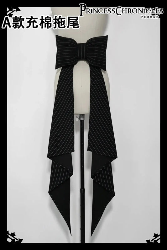 Ouji Outfit Cool Lolita Waist Cincher w. High Low Skirt by Princess Chronicles ~ Rabbit Theater Corset Costume Ouji Lolita Blous SS69