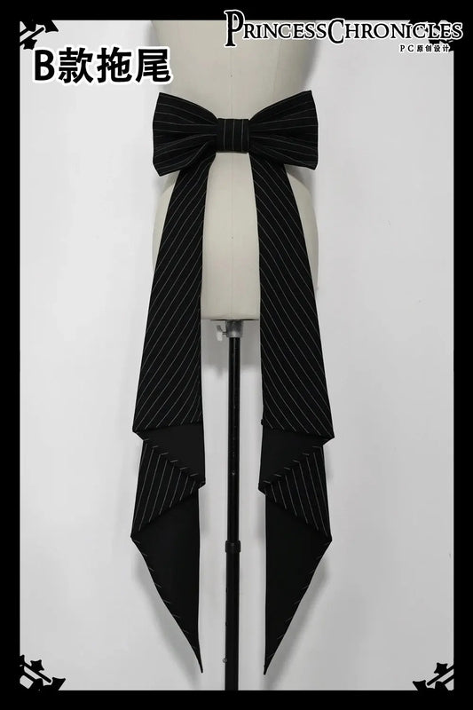 Ouji Outfit Cool Lolita Waist Cincher w. High Low Skirt by Princess Chronicles ~ Rabbit Theater Corset Costume Ouji Lolita Blous SS69