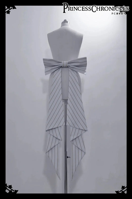 Ouji Outfit Cool Lolita Waist Cincher w. High Low Skirt by Princess Chronicles ~ Rabbit Theater Corset Costume Ouji Lolita Blous SS69