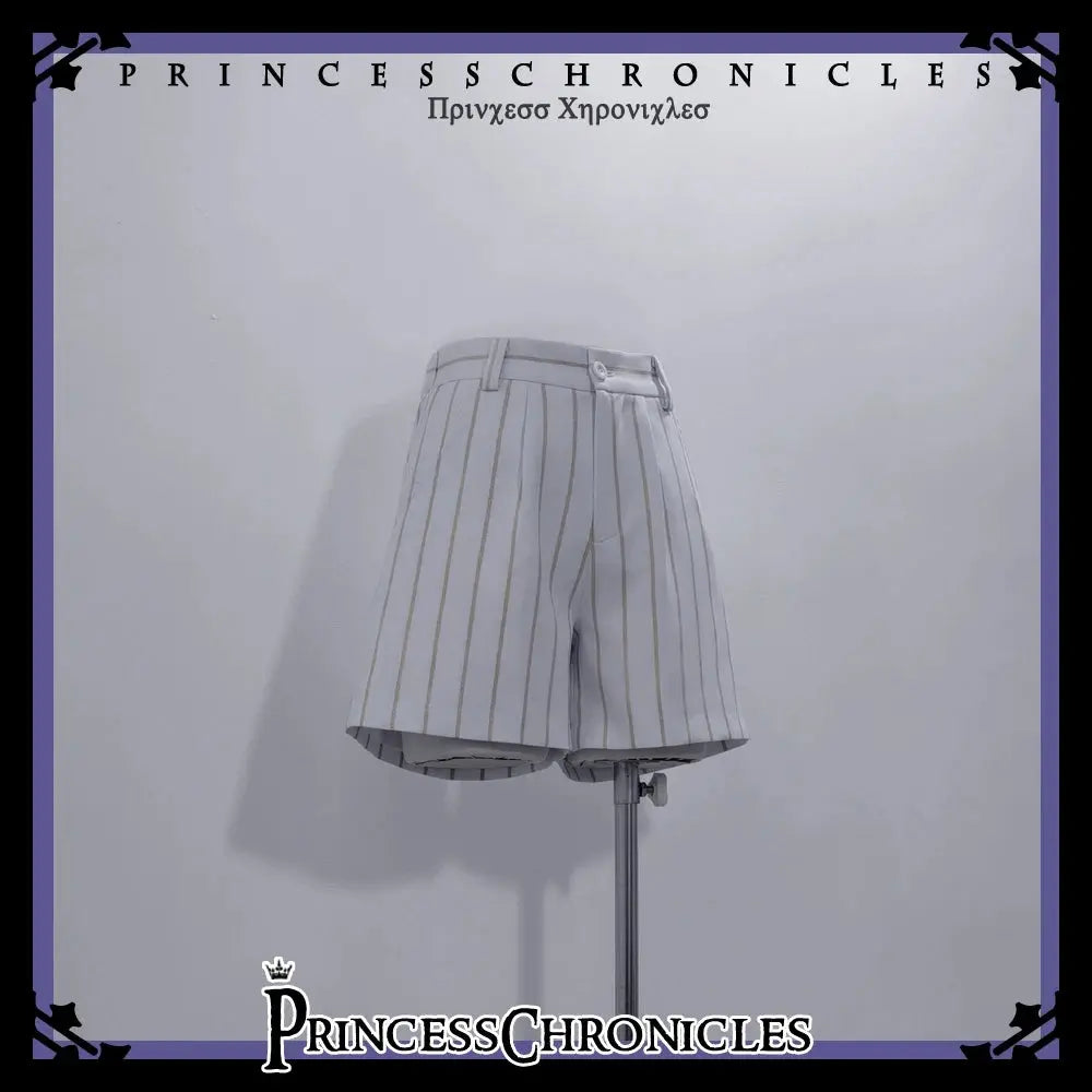 Ouji Outfit Cool Lolita Waist Cincher w. High Low Skirt by Princess Chronicles ~ Rabbit Theater Corset Costume Ouji Lolita Blous SS69