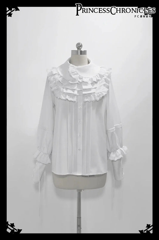 Ouji Outfit Cool Lolita Waist Cincher w. High Low Skirt by Princess Chronicles ~ Rabbit Theater Corset Costume Ouji Lolita Blous SS69