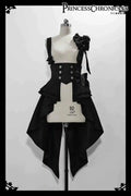 Ouji Outfit Cool Lolita Waist Cincher w. High Low Skirt by Princess Chronicles ~ Rabbit Theater Corset Costume Ouji Lolita Blous - SS69