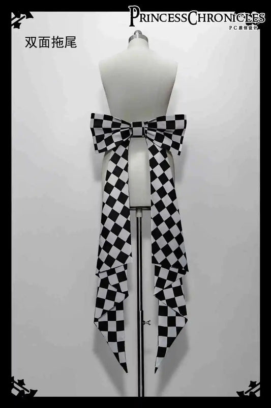 Ouji Outfit Cool Lolita Waist Cincher w. High Low Skirt by Princess Chronicles ~ Rabbit Theater Corset Costume Ouji Lolita Blous - SS69