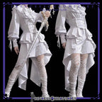 Ouji Outfit Cool Lolita Waist Cincher w. High Low Skirt by Princess Chronicles ~ Rabbit Theater Corset Costume Ouji Lolita Blous SS69