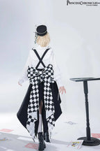 Ouji Outfit Cool Lolita Waist Cincher w. High Low Skirt by Princess Chronicles ~ Rabbit Theater Corset Costume Ouji Lolita Blous SS69