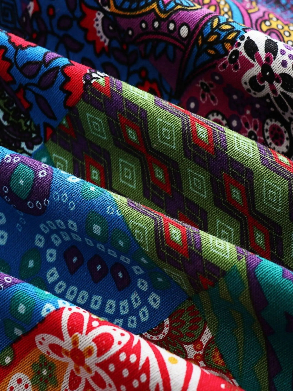 Plus Size Floral Pattern Coat, Casual Long Sleeve Fuzzy Hooded Coat For Fall & Winter, Women's Plus Size Clothing - SS69