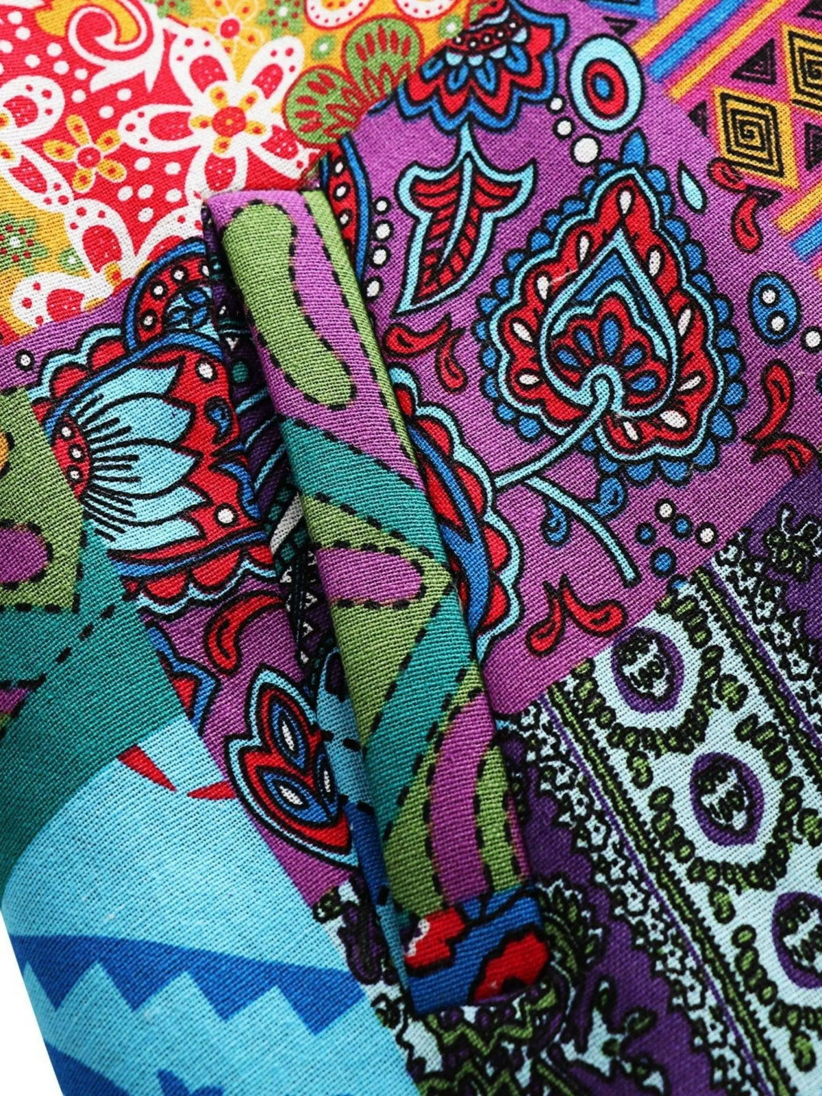 Plus Size Floral Pattern Coat, Casual Long Sleeve Fuzzy Hooded Coat For Fall & Winter, Women's Plus Size Clothing SS69