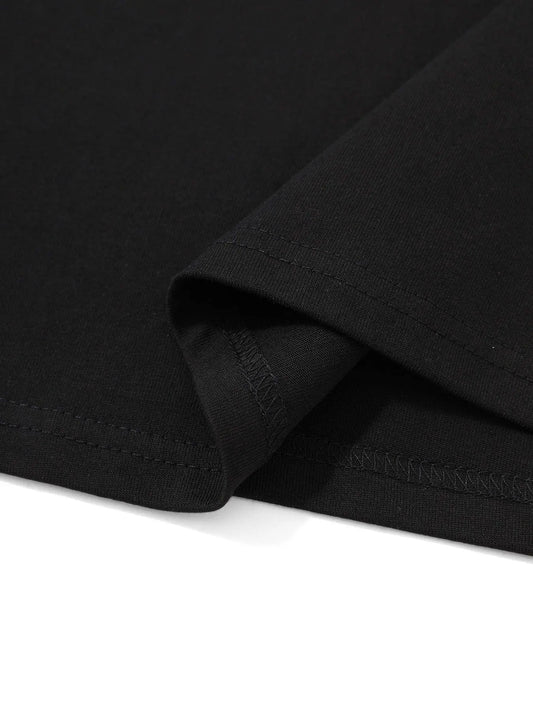 Plus Size Men's Cotton T-Shirt - Cute Three Cats Print, Breathable & Comfortable Casual Tee for Summer Outdoor Streetwear - SS69