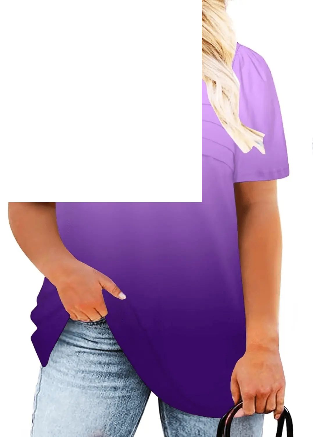 Plus Size Tops for Women | Puff Short Sleeve - SS69