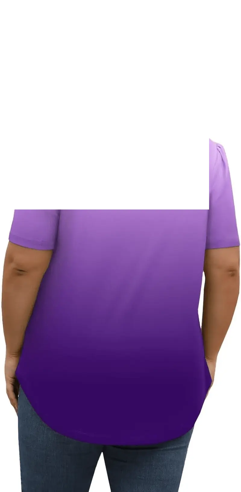 Plus Size Tops for Women | Puff Short Sleeve - SS69