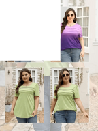 Plus Size Tops for Women | Puff Short Sleeve - SS69