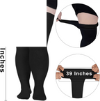 Plus Size Womens Thigh High Socks for Thick Thighs- Extra Long - SS69