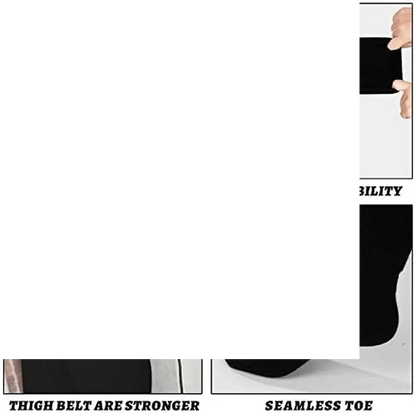 Plus Size Womens Thigh High Socks for Thick Thighs- Extra Long - SS69