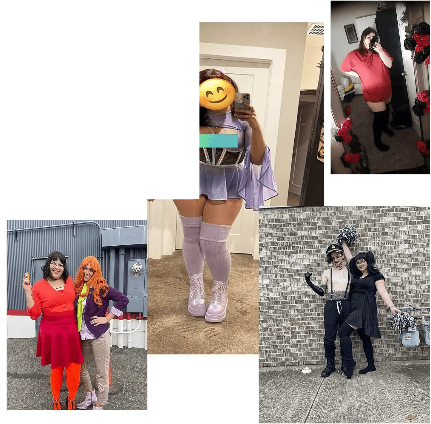 Plus Size Womens Thigh High Socks for Thick Thighs- Extra Long - SS69