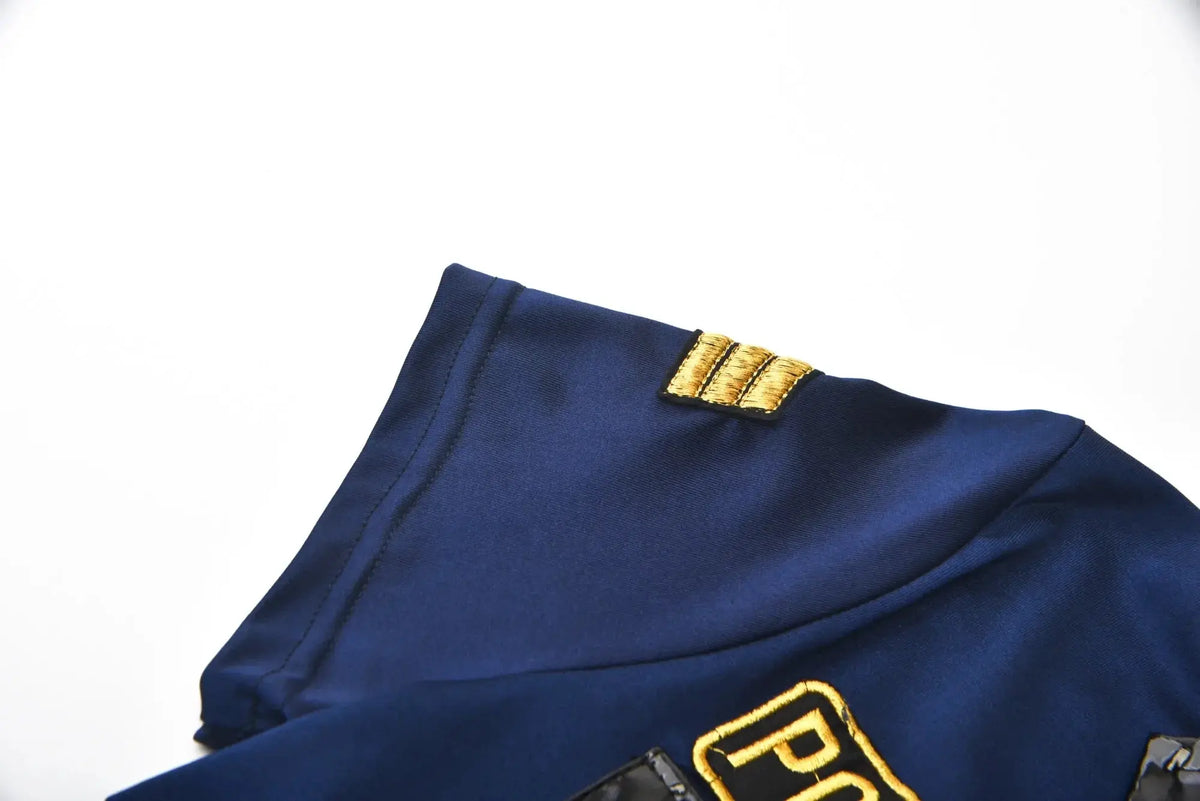 Police Costume Women's Sexy Cop Officer Cosplay Uniform Halloween Carnival Party Policewomen Jumpsuit Fancy Dress SS69