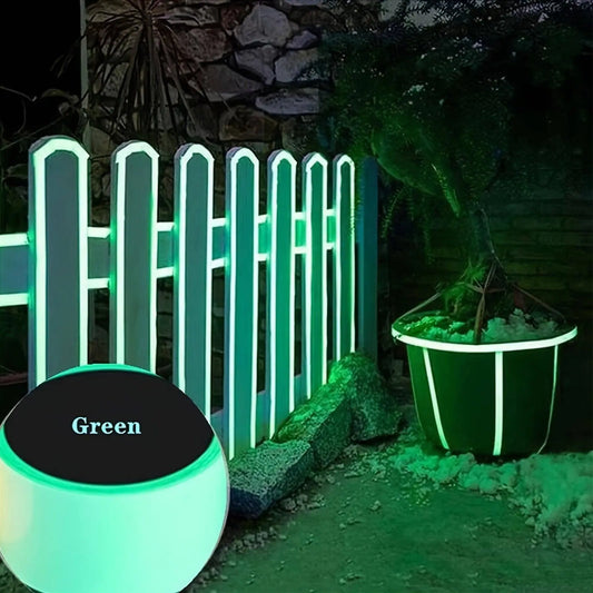 Premium Glow-in-The-Dark PVC Tape - Ultra-Bright, Rechargeable, and Long-Lasting Fluorescent Green Adhesive SS69