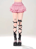 Puffy Cake Skirts Women Ruffles Chic Popular Sweet Spicy Girls Gothic All-match Korean Fashion Streetwear Summer Popular Y2k - SS69