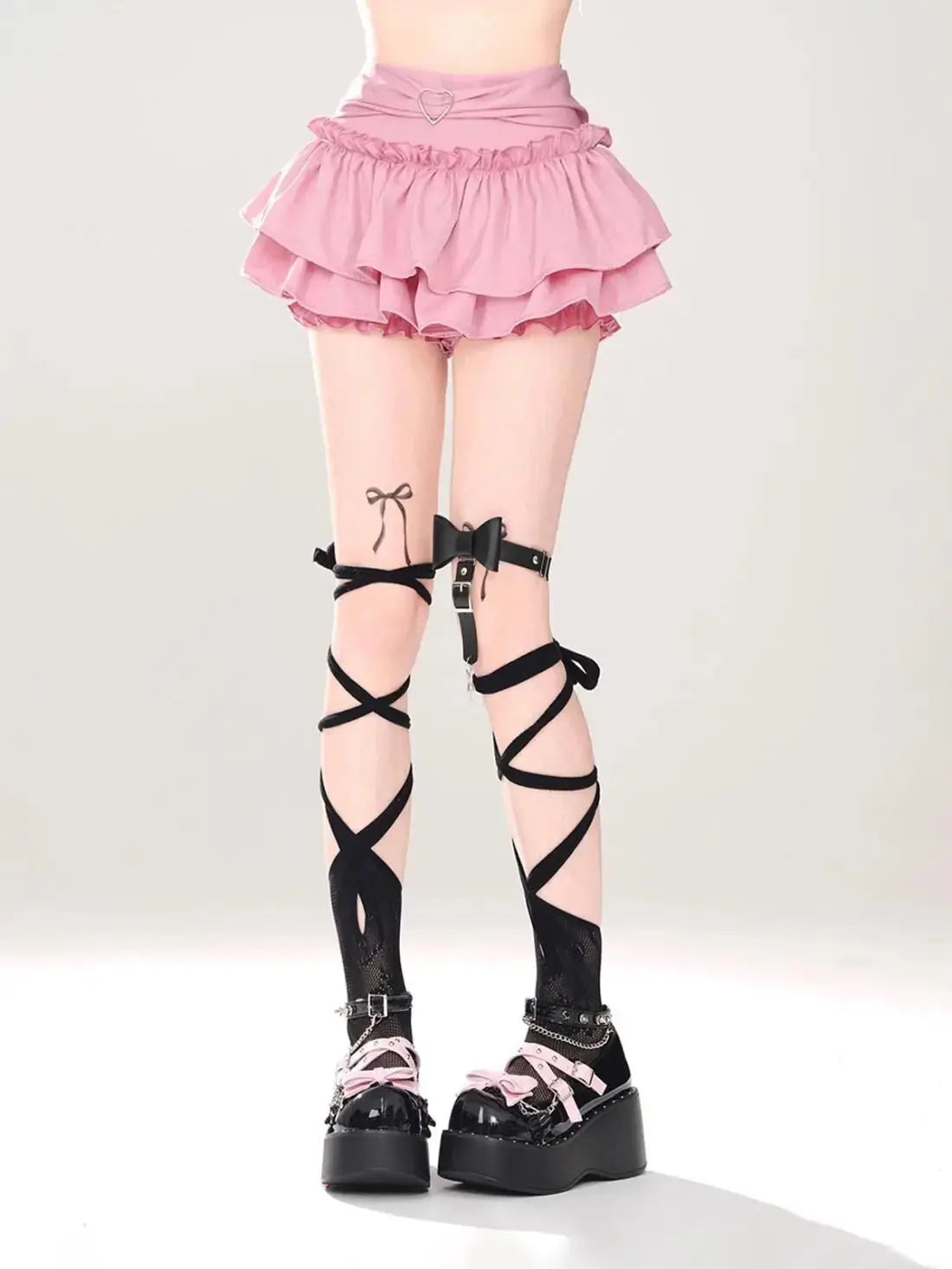 Puffy Cake Skirts Women Ruffles Chic Popular Sweet Spicy Girls Gothic All-match Korean Fashion Streetwear Summer Popular Y2k - SS69