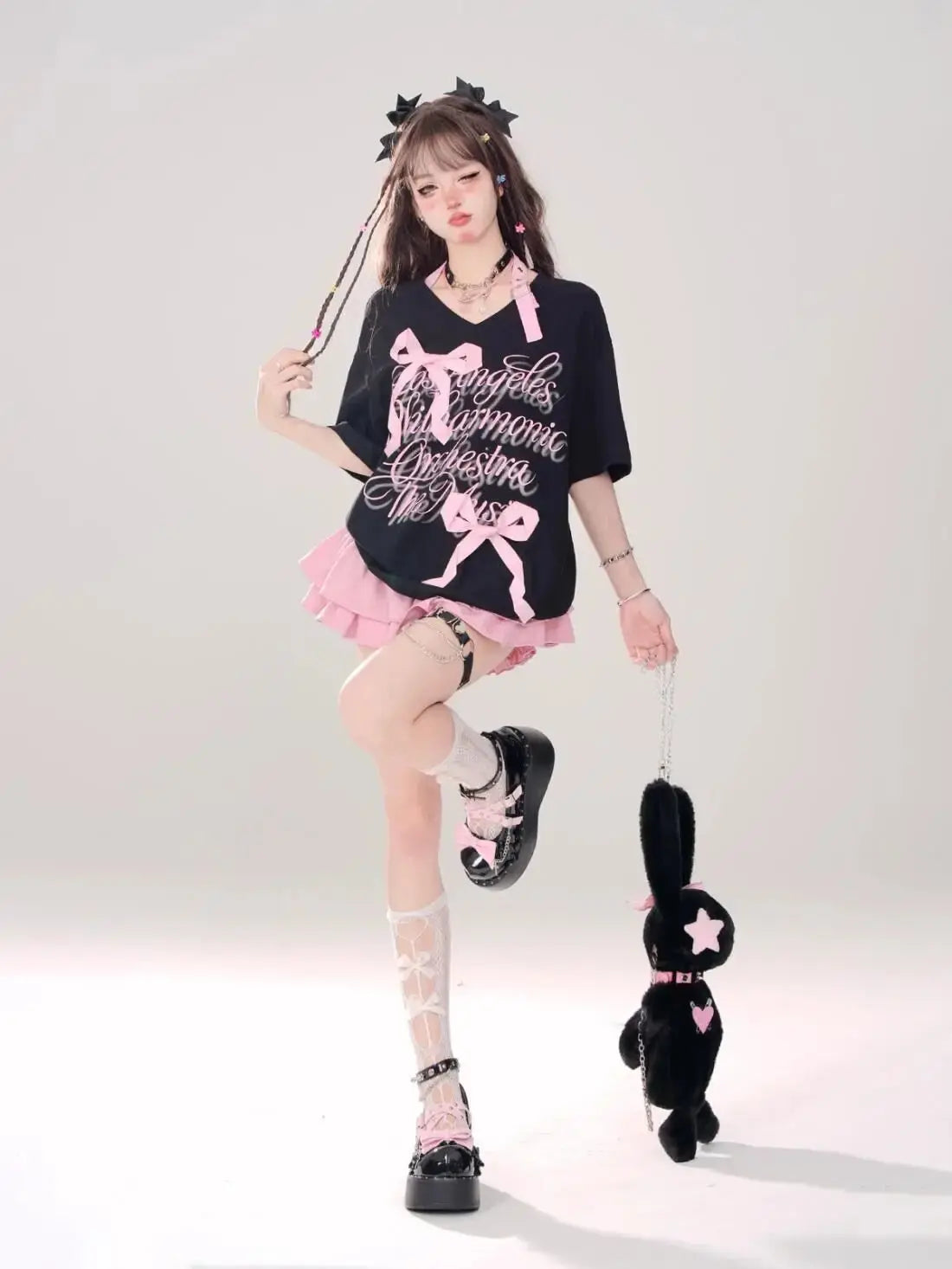 Puffy Cake Skirts Women Ruffles Chic Popular Sweet Spicy Girls Gothic All-match Korean Fashion Streetwear Summer Popular Y2k SS69