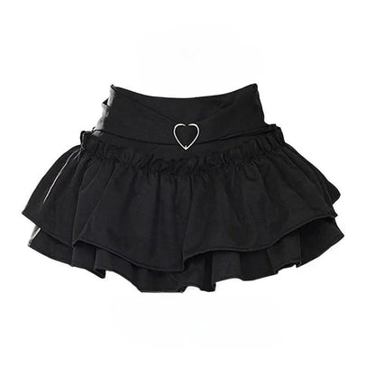 Puffy Cake Skirts Women Ruffles Chic Popular Sweet Spicy Girls Gothic All-match Korean Fashion Streetwear Summer Popular Y2k - SS69