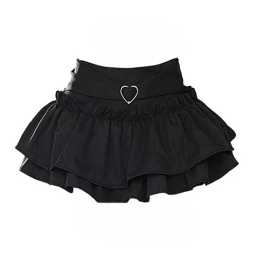Puffy Cake Skirts Women Ruffles Chic Popular Sweet Spicy Girls Gothic All-match Korean Fashion Streetwear Summer Popular Y2k - SS69
