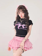 Puffy Cake Skirts Women Ruffles Chic Popular Sweet Spicy Girls Gothic All-match Korean Fashion Streetwear Summer Popular Y2k - SS69