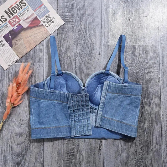 Punk Corset Rhinestone Diamond Tank Top Women Bra Stage Party Camis Sequin Shirt Woman Clothes y2k Blusa Crop Tops Ladies Shaper SS69