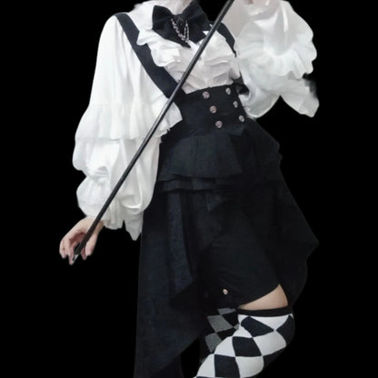 ~Rabbit Theater~Ouji Lolita Blouse and Shorts Set by Princess Chronicles SS69