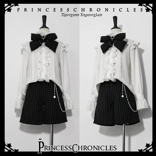 ~Rabbit Theater~Ouji Lolita Blouse and Shorts Set by Princess Chronicles SS69