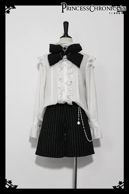 ~Rabbit Theater~Ouji Lolita Blouse and Shorts Set by Princess Chronicles SS69