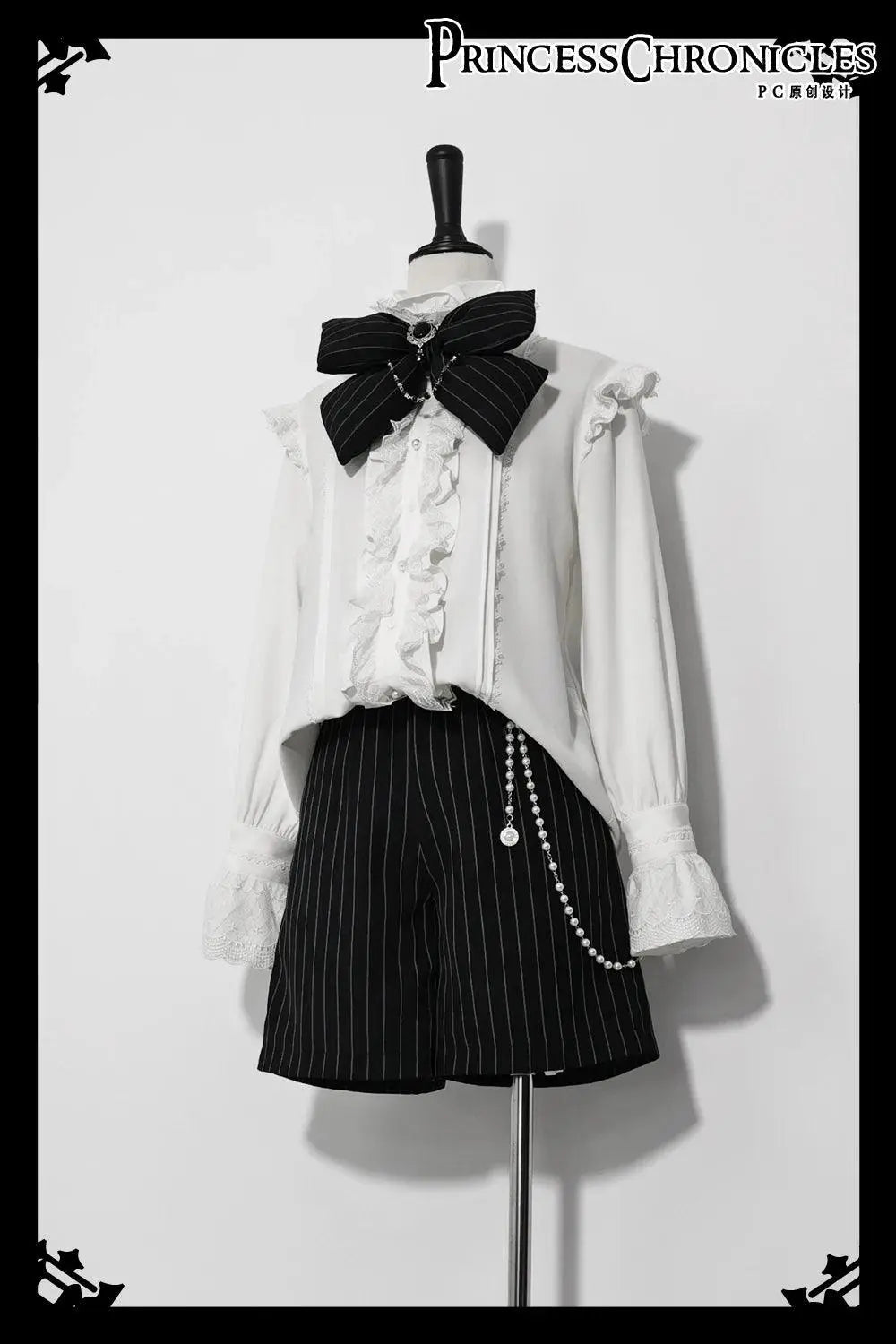 ~Rabbit Theater~Ouji Lolita Blouse and Shorts Set by Princess Chronicles SS69