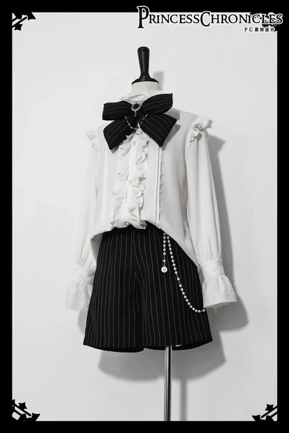~Rabbit Theater~Ouji Lolita Blouse and Shorts Set by Princess Chronicles SS69