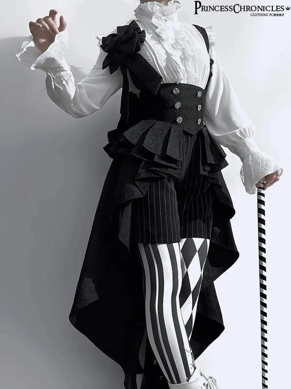 ~Rabbit Theater~Ouji Lolita Blouse and Shorts Set by Princess Chronicles SS69