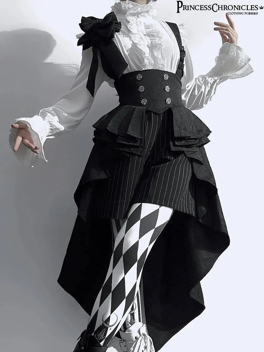 ~Rabbit Theater~Ouji Lolita Blouse and Shorts Set by Princess Chronicles SS69